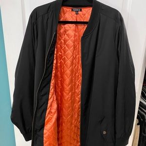 Torrid Long bomber jacket